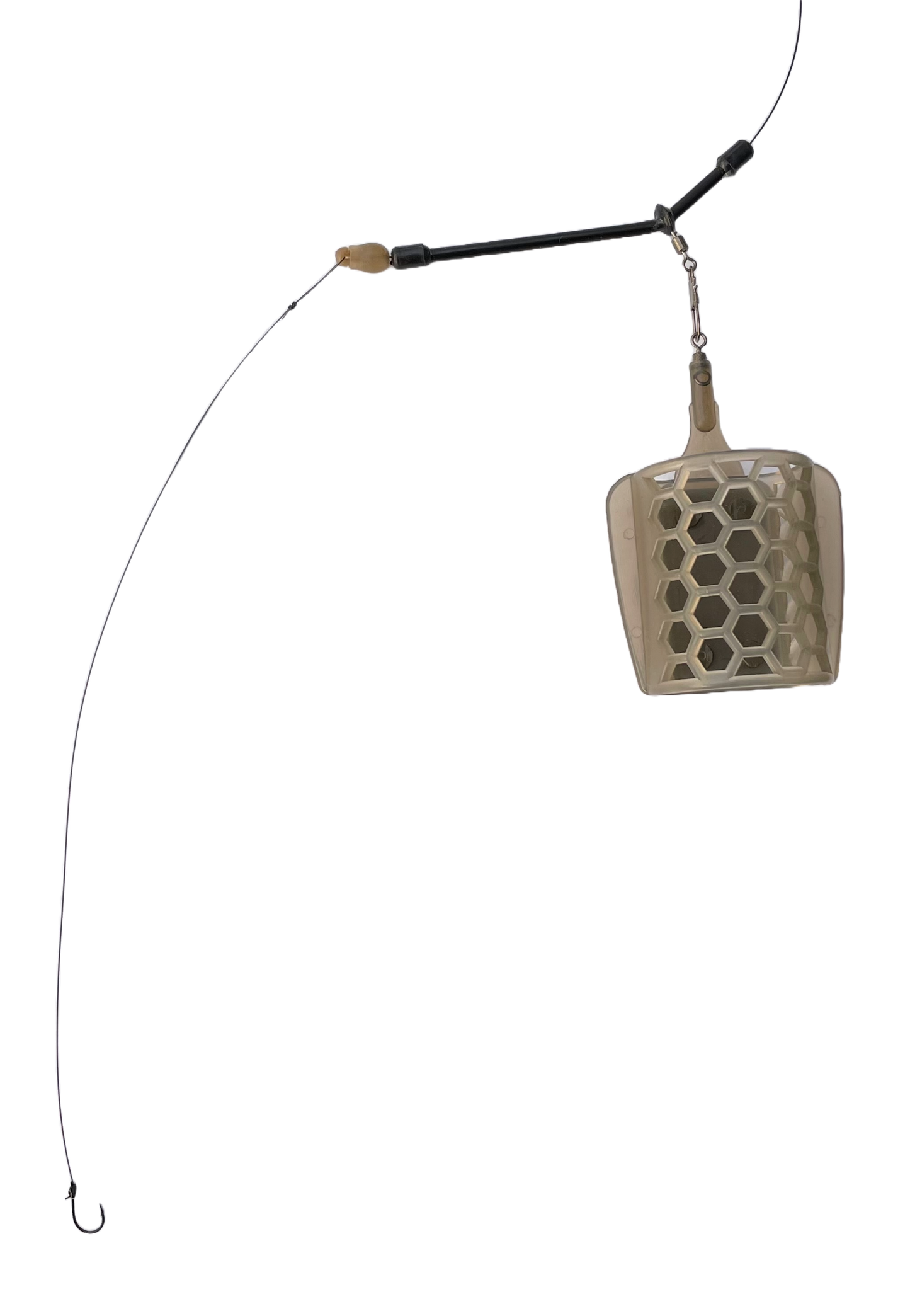 Montura feeder cu cosulet si tija,ideala pentru caras,platica,morunas,mreana