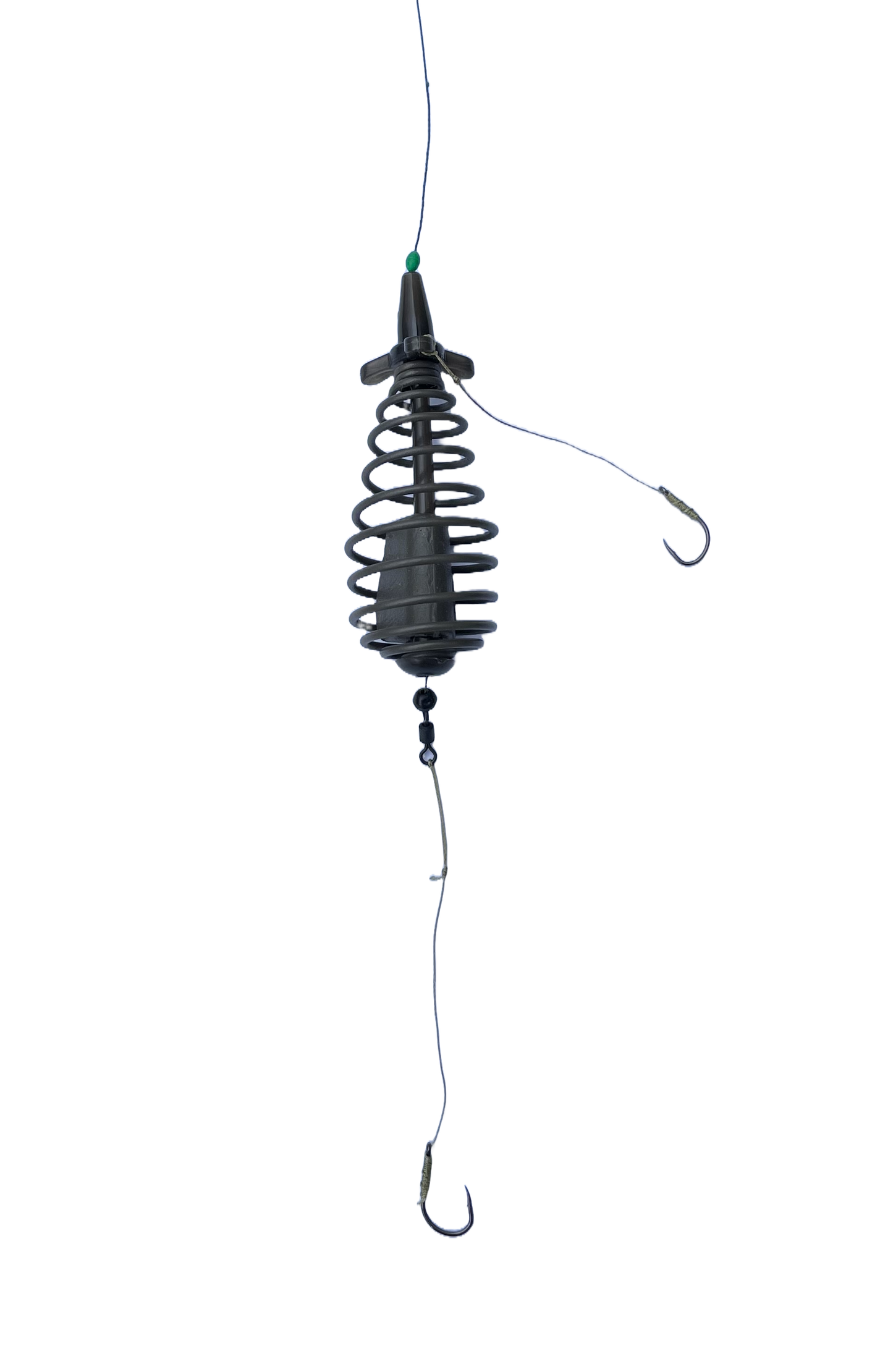 Montura crap sau caras cu 2 carlige si momitor cu arc