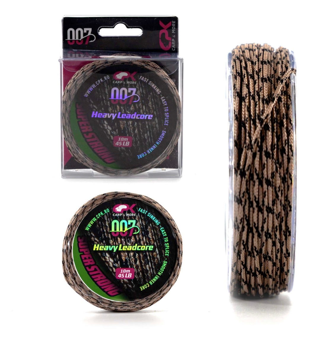 Fir leadcore Cpk heavy leadcore Camo brown 45 lb 10 m