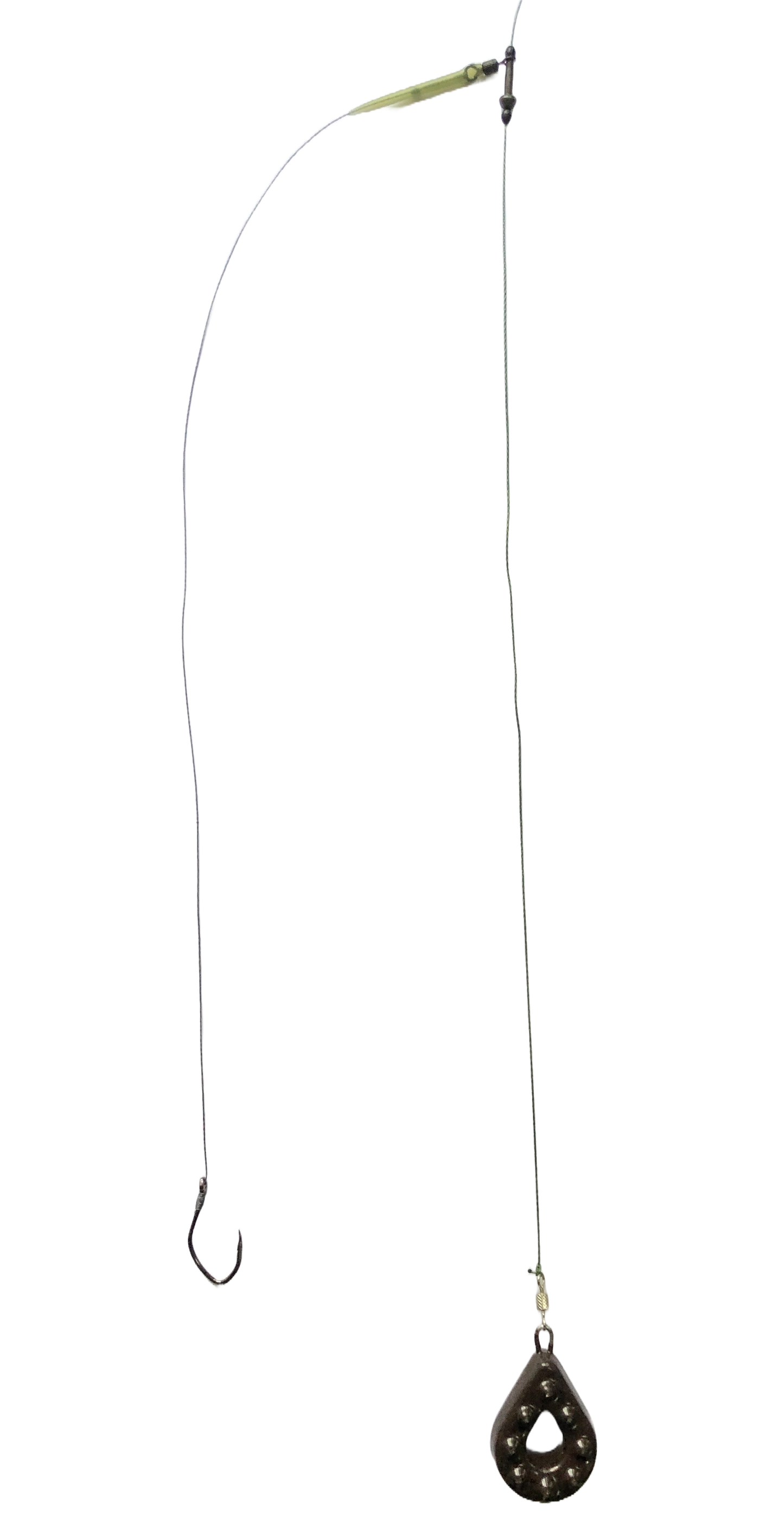 Montura pescuit la somn tip elicopter cu plumb fix