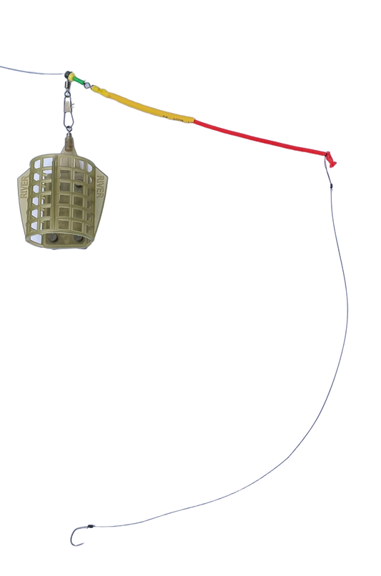 Montura feeder cu power gum sau elastic