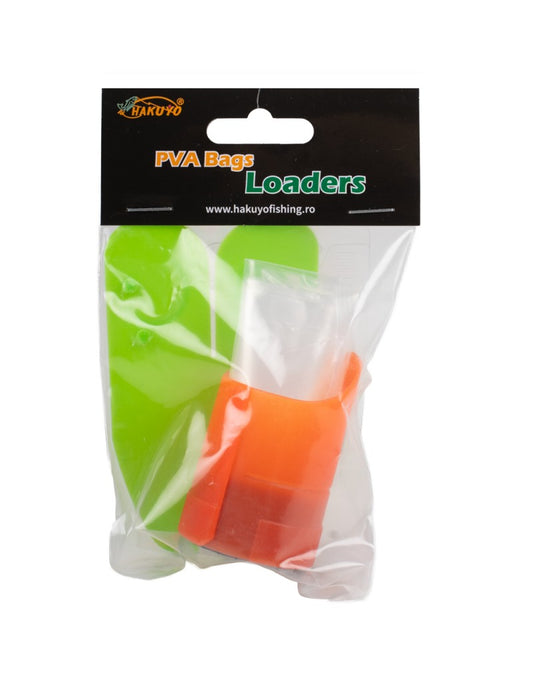Set incărcător + lopată pentru pungi PVA (55x120mm) + pungi cadou