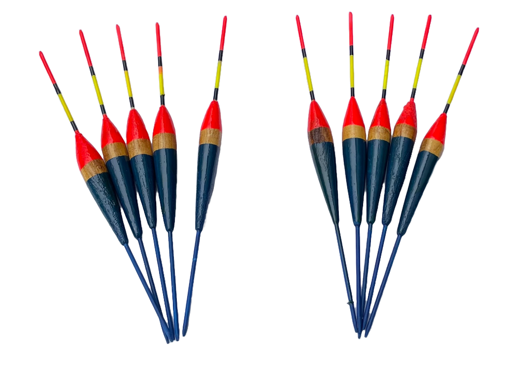 Set 10 plute din lemn de balsa